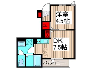 グラナーデ六月の物件間取画像